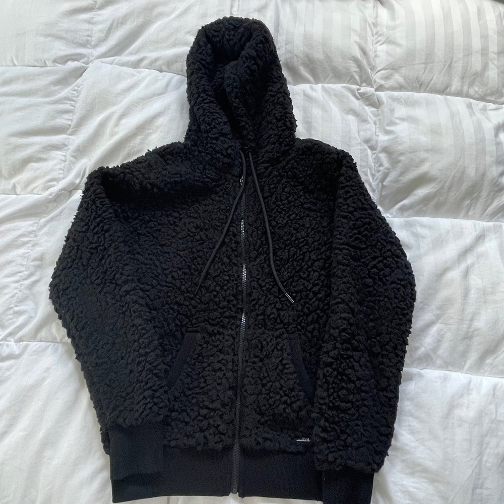 New Women Marc New York Cozy Fleece Full Zip Hooded Jacket Soft, Warm & Cute! XS
